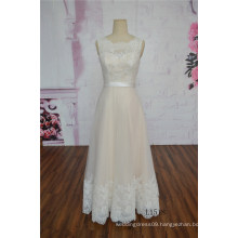 Champagne Full-Length Wedding Dress A-Line